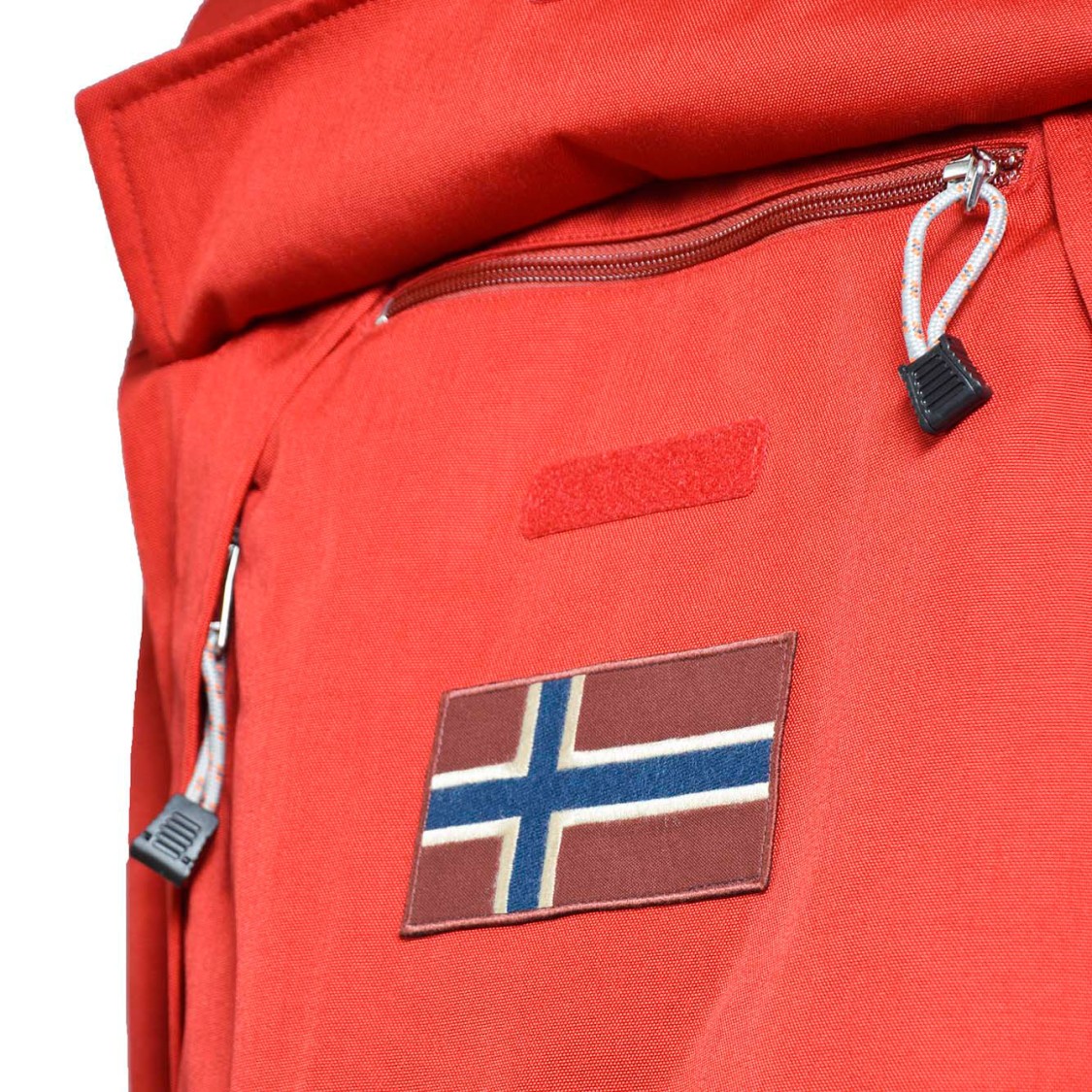 Napapijri Red Nylon Skidoo 1990 Jacket