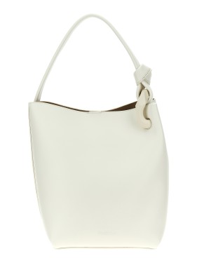 トートバッグ J. W. Anderson Popcorn Basket Bag - Cotton - Blue/White J. W. Anderson Popcorn Basket Bag - Cotton - Blue/White