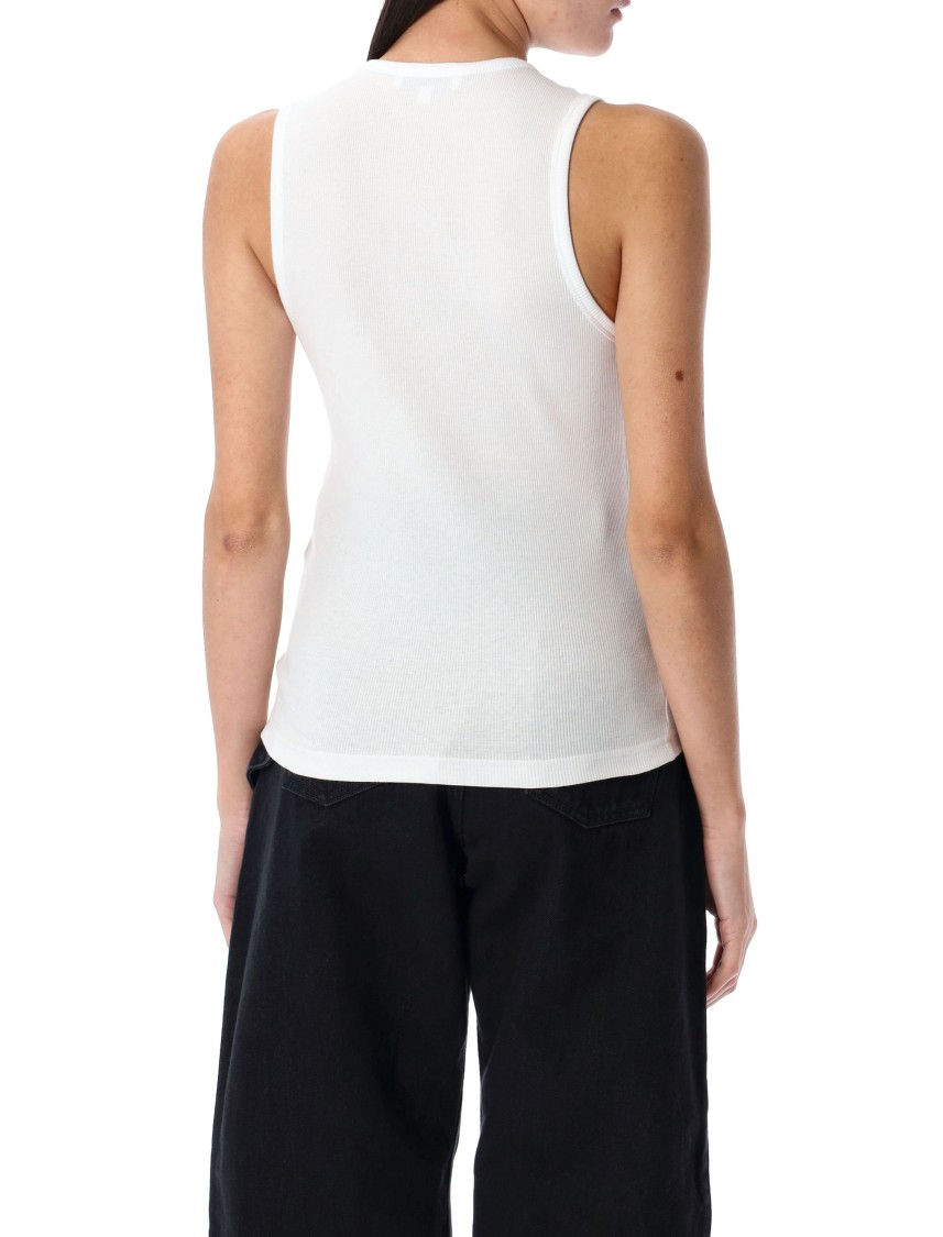 Shop Jw Anderson J. W. Anderson Anchor Logo Embroidery Tank Top In White