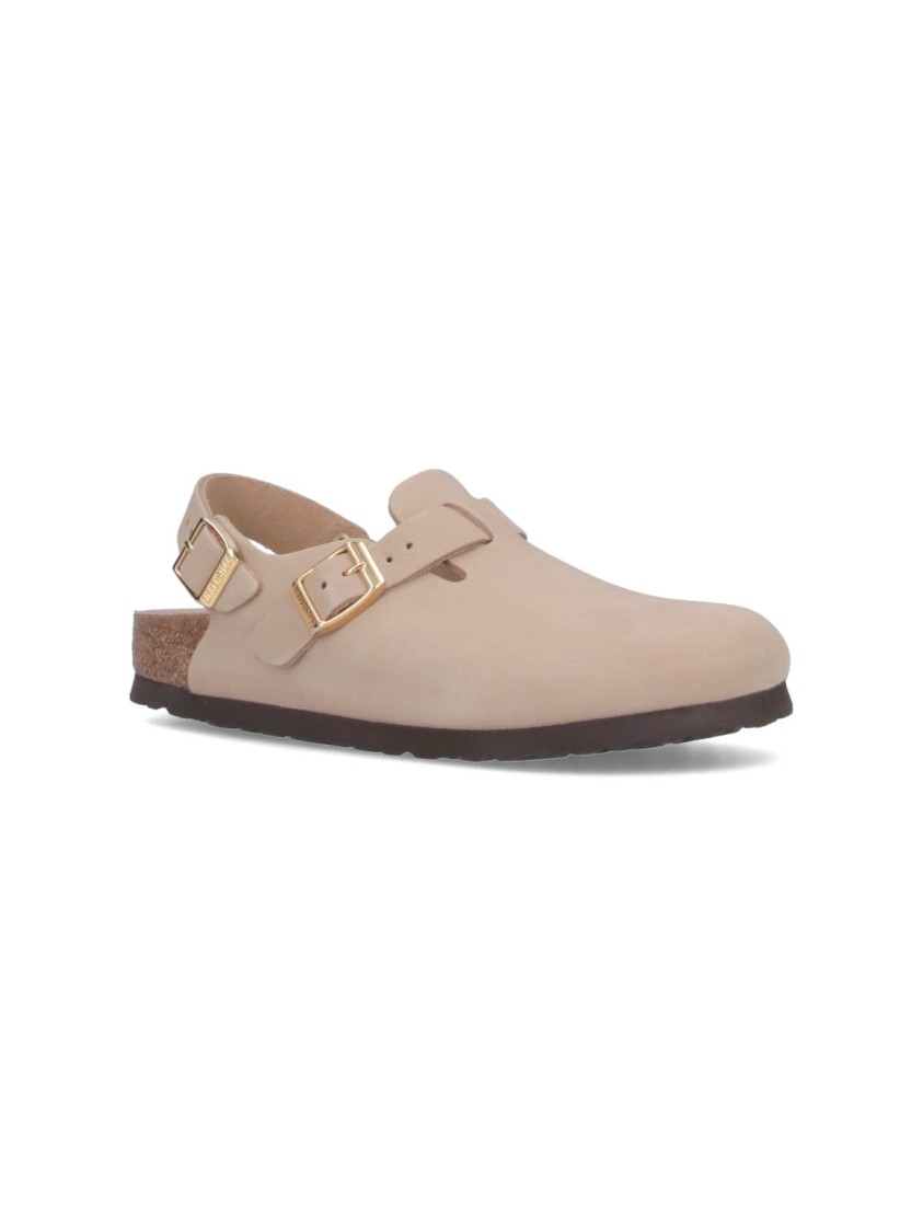 Birkenstock Nubuk Leather Tokio Clog Shoes
