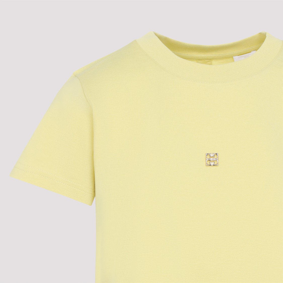 Givenchy Back Bow T-shirt In Yellow