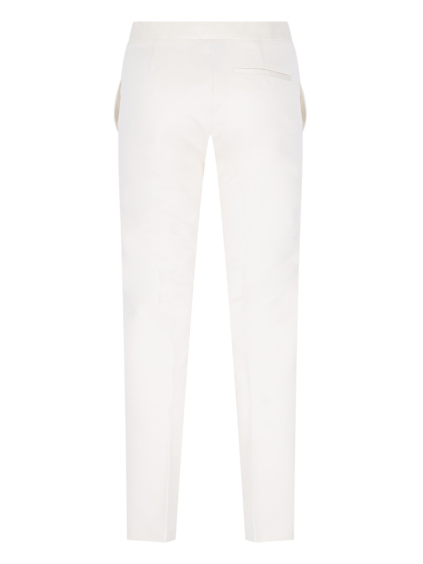 Sa Su Phi Slim-fit Trousers In White