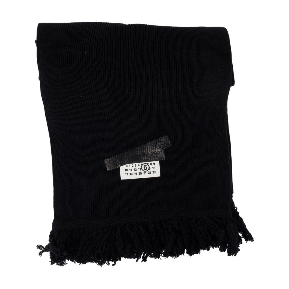Mm6 Maison Margiela Mm6 By Maison Margiela Scarf - Wool - Black