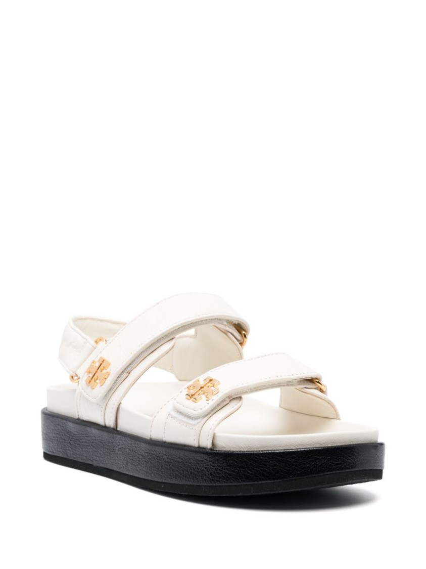 Tory Burch Pave Geo Bombe Miller Low Heel Sandal Shoes