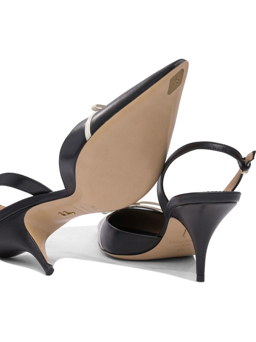 Ferragamo Pointed Toe Heeled Shoes In Black