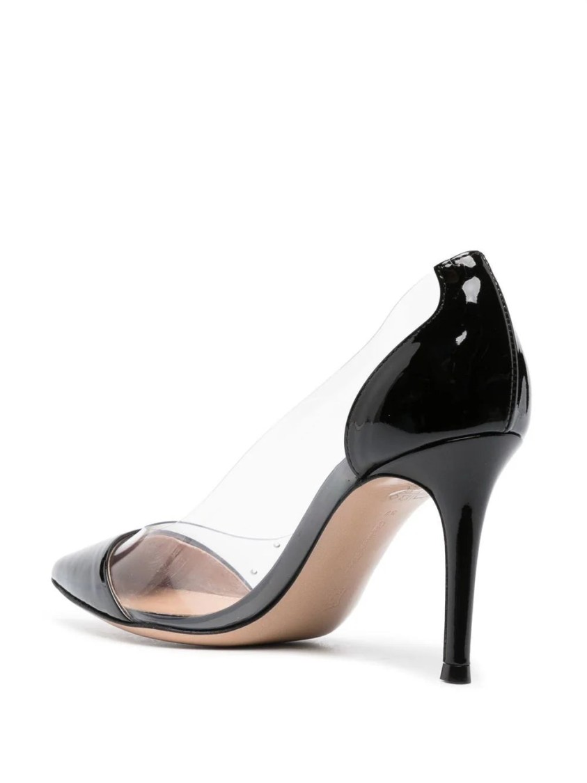 Gianvito Rossi 85mm Transparent-panel Pumps