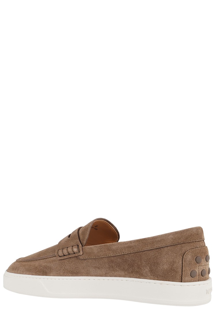 Tod's Torba Slip-on Loafers In Brown