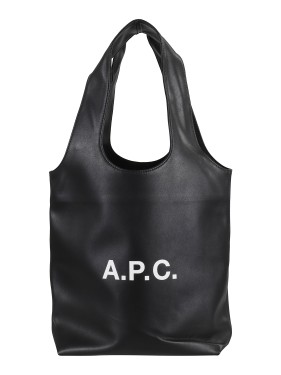 A.P.C. Louise Small Shopper Bag - Pvc - Orange Tote Bag