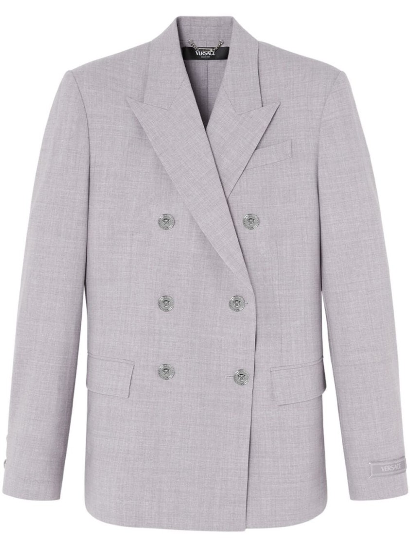 Versace Double-breasted Tailored Jacket