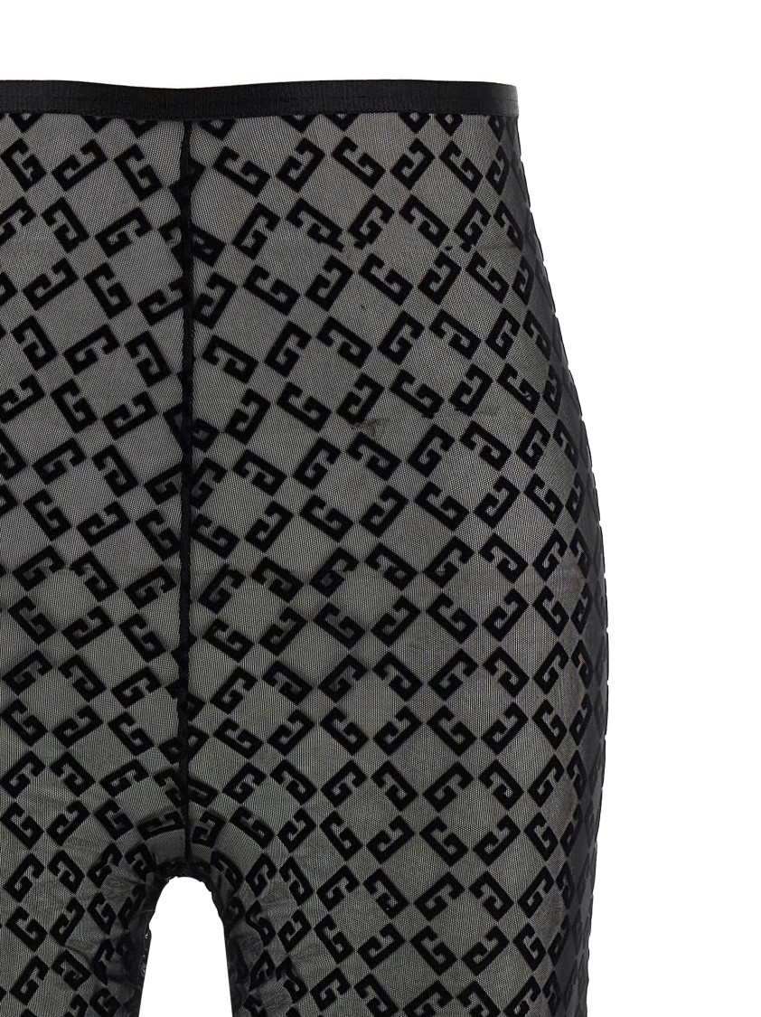 Givenchy Fitted Leggings With Distinctive Pattern And High Waistband