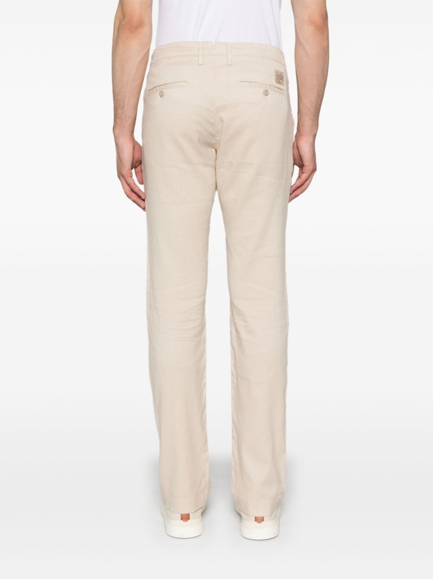 Jacob Cohen Almond Beige Tailored Jeans With Modern Fit And Functional Pockets