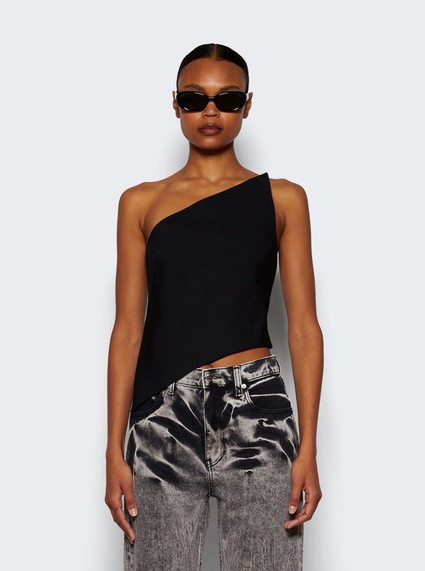 Alexander Wang Asymmetric Pointed Top Black