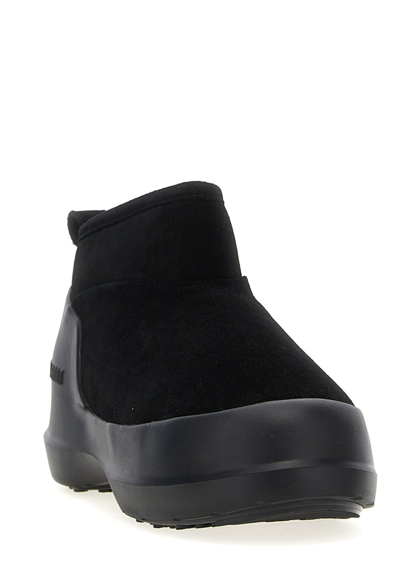 Moon Boot Women Luna Low Suede Snow Boots In Black
