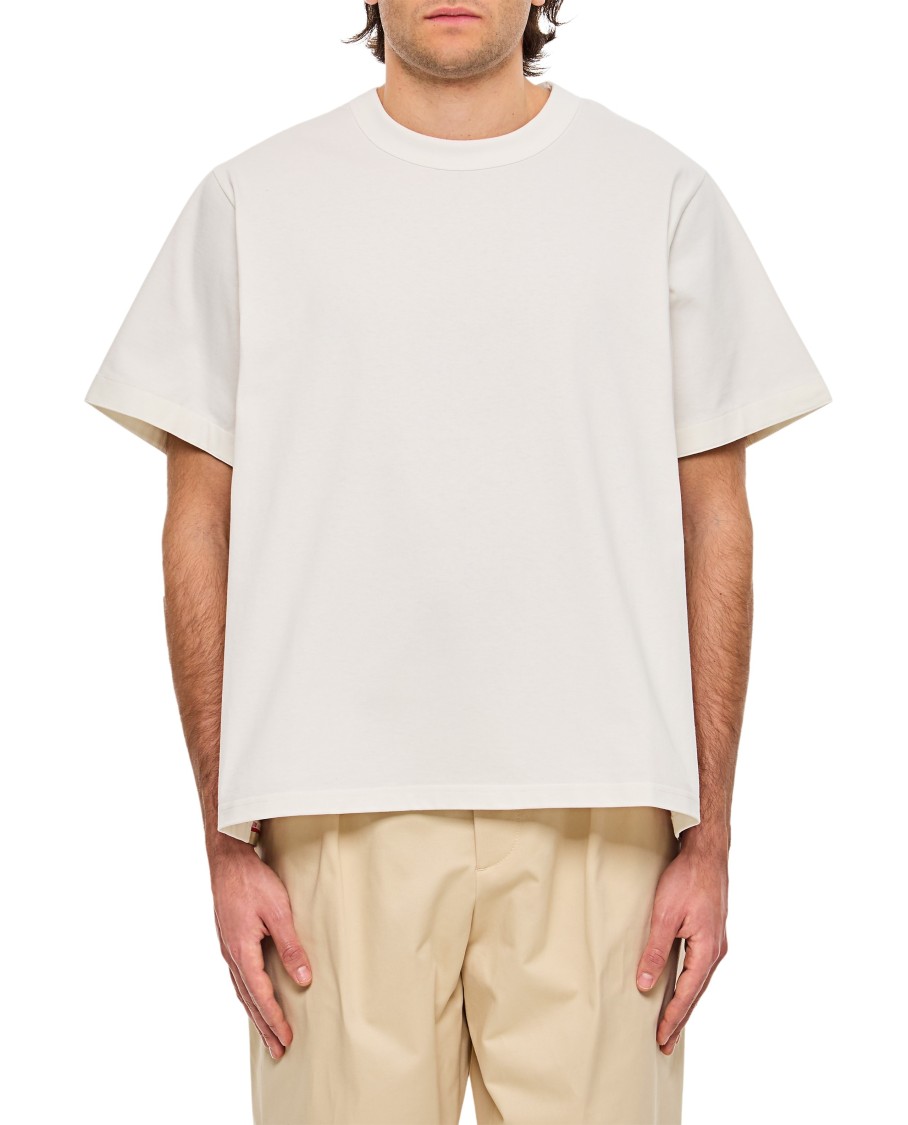 Bottega Veneta Checkered Tshirt Made Of Soft Cotton Jersey