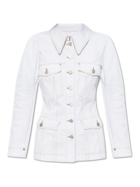 ジバンシィ Givenchy Long Sleeve With Attached Belt Blouson GIVENCHY Long Sleeve With Attached Belt Blouson - Black