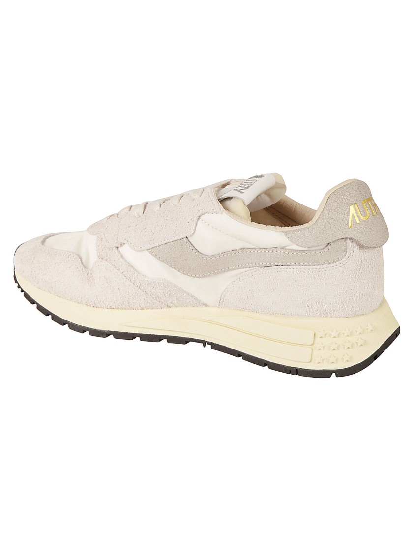 Autry Reelwind Sneakers In Gray With Suede In Neutrals