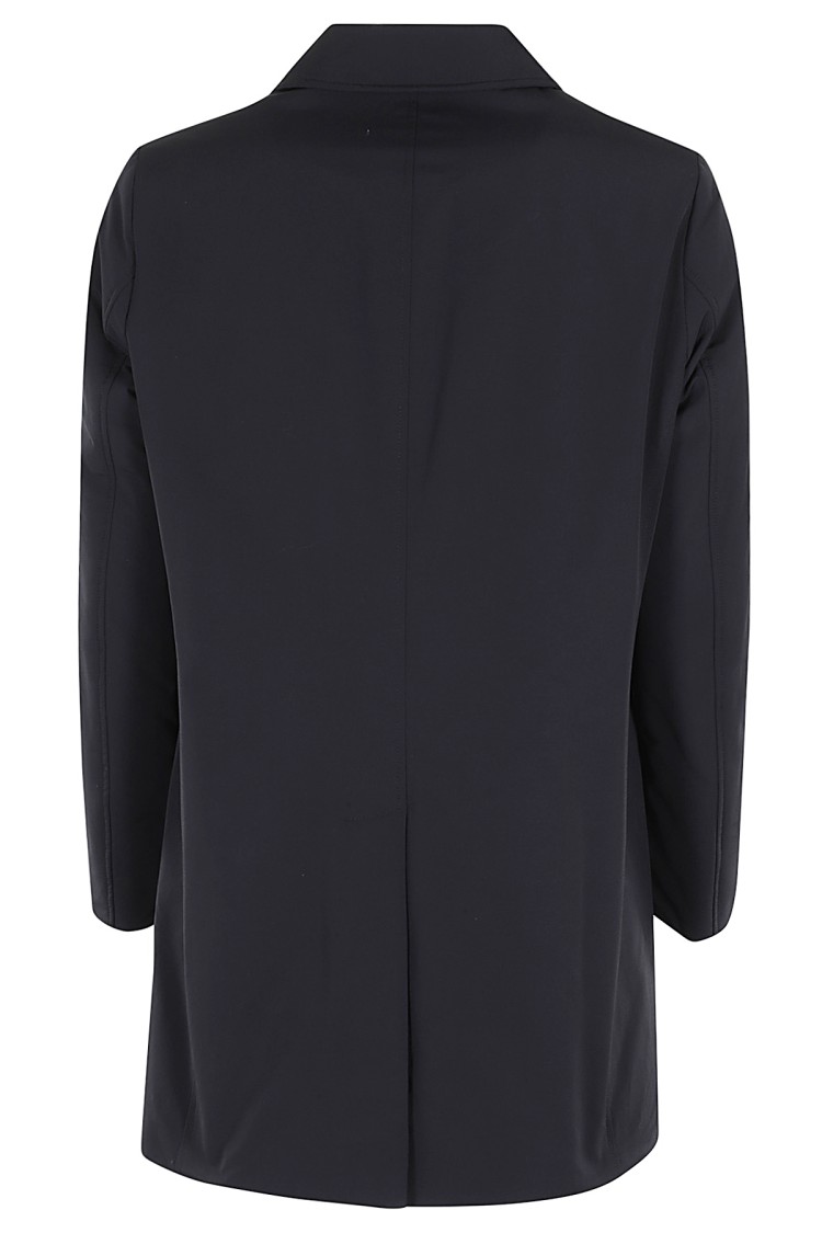 Aspesi Vodka Waterproof Trench Coat In Blue