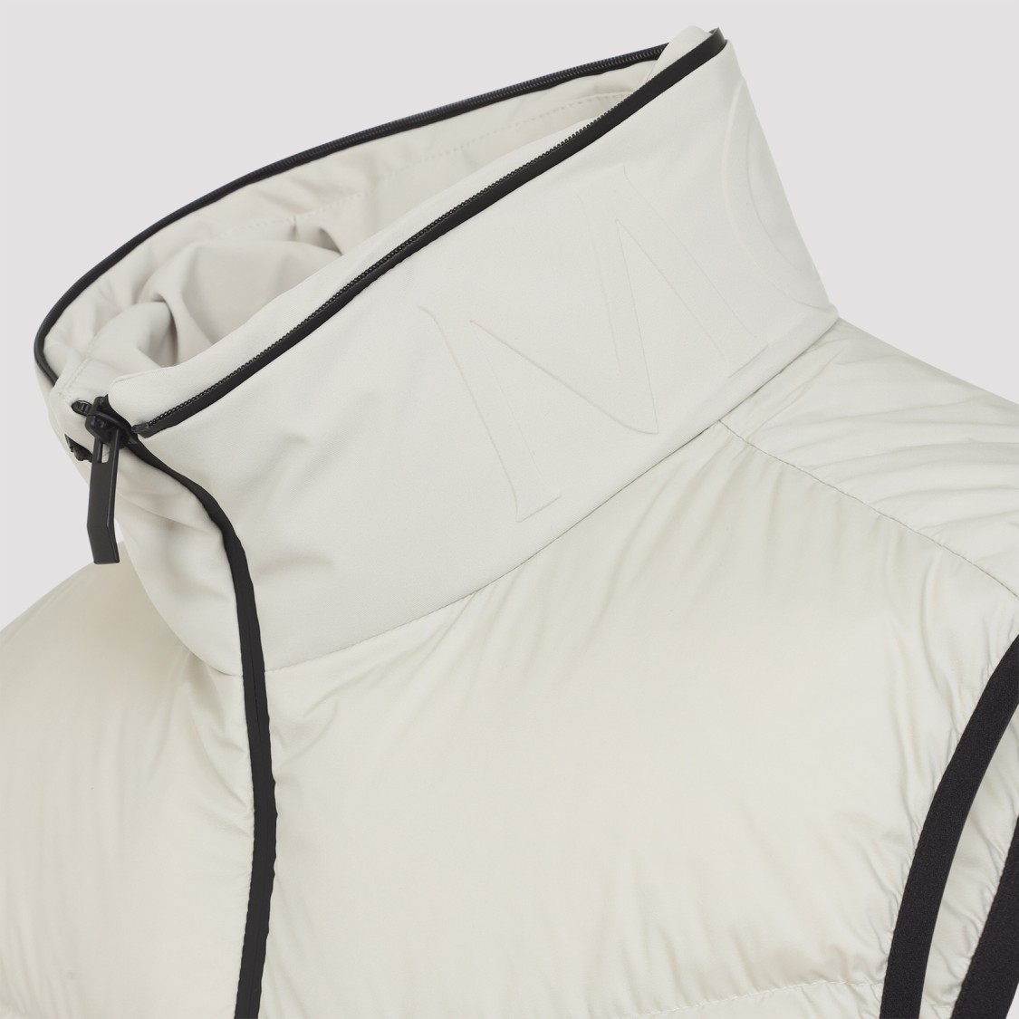 Moncler Light Grey Guersac Vest In White