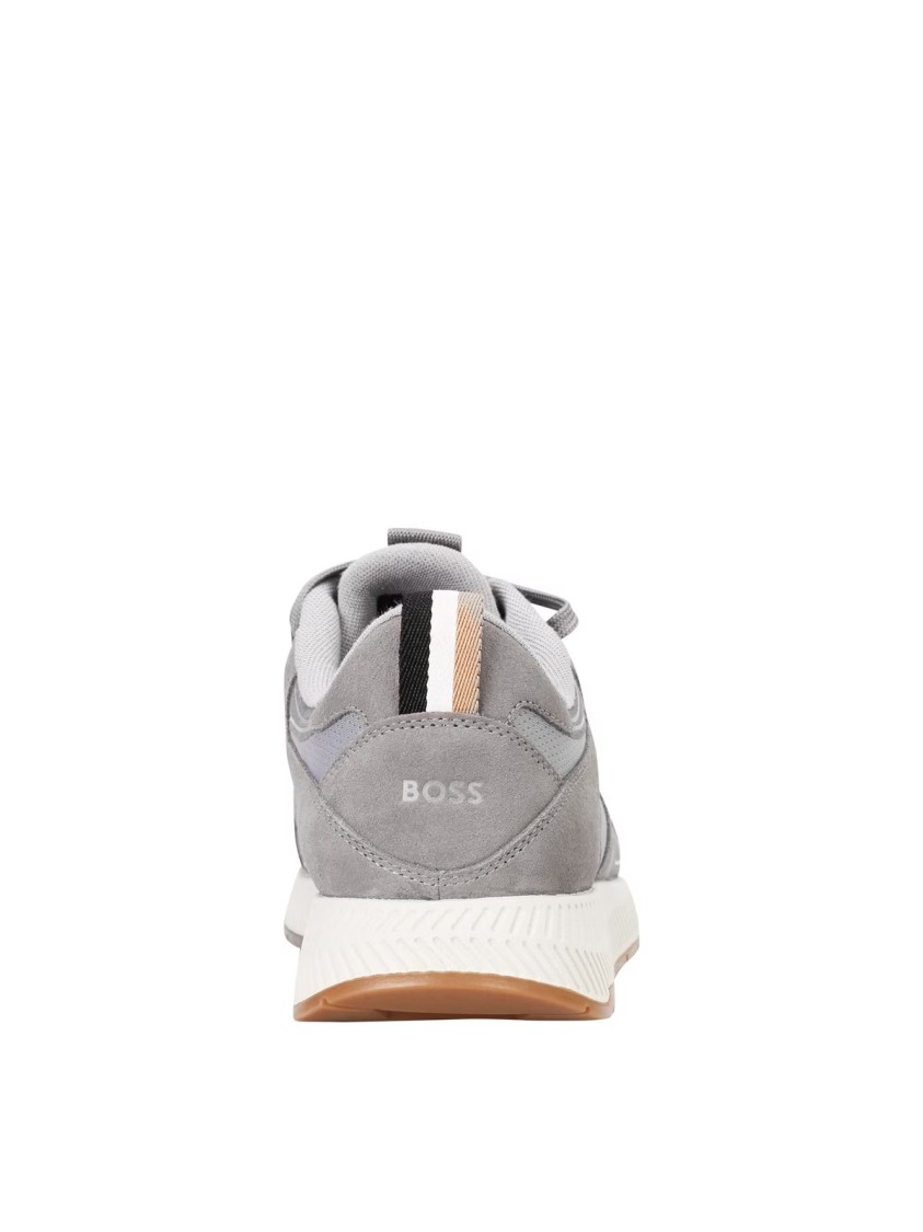 Hugo Boss Titanium Runner Sneakers In Gray