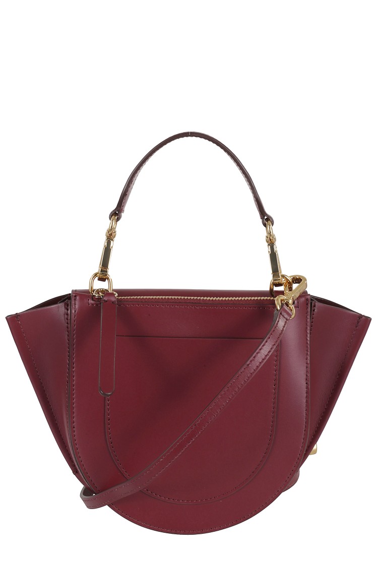 Wandler Hortensia Mini Bag In Burgundy