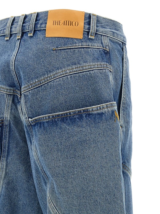 The Attico Maxi Pocket Jeans in Blue | THE LIST