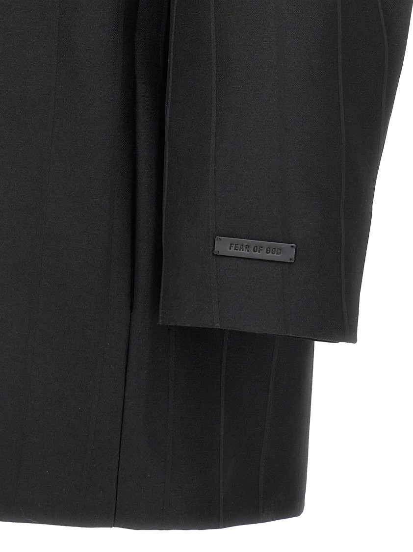 Fear Of God Casual Blazer With Striped Pattern And Button Cuffs