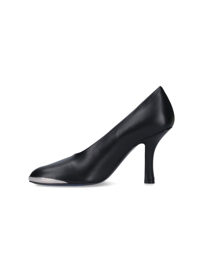 Burberry "duck" Pointed Toe Pumps – Black In Black