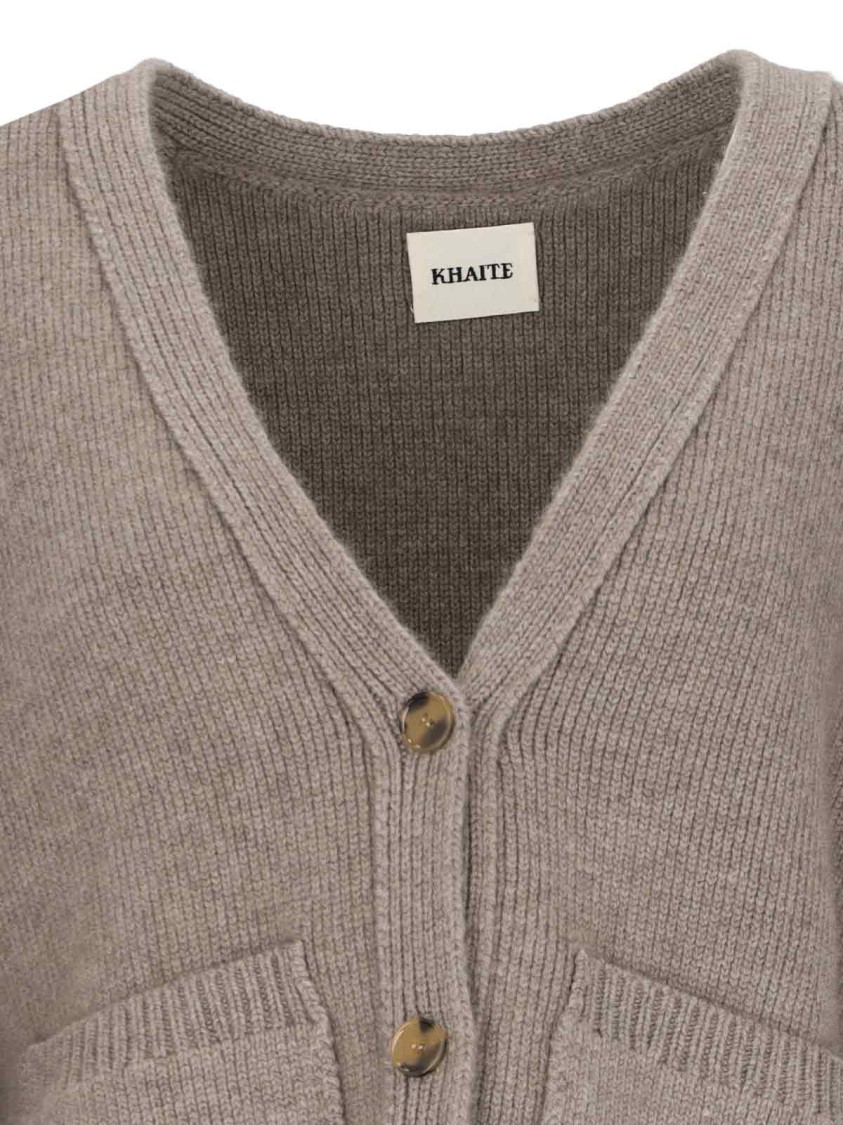 Khaite Scarlet Cashmere-blend Cardigan