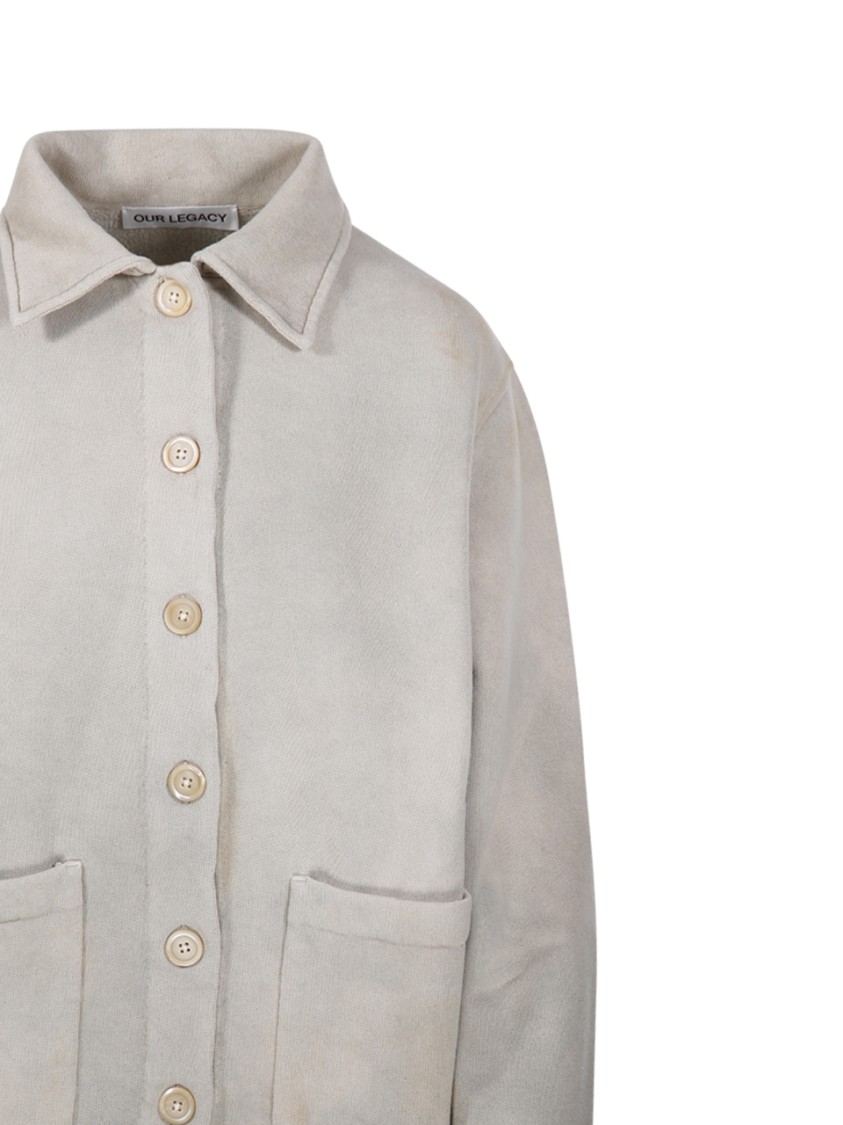 Shop Our Legacy Lodge Cardigan In Neutrals