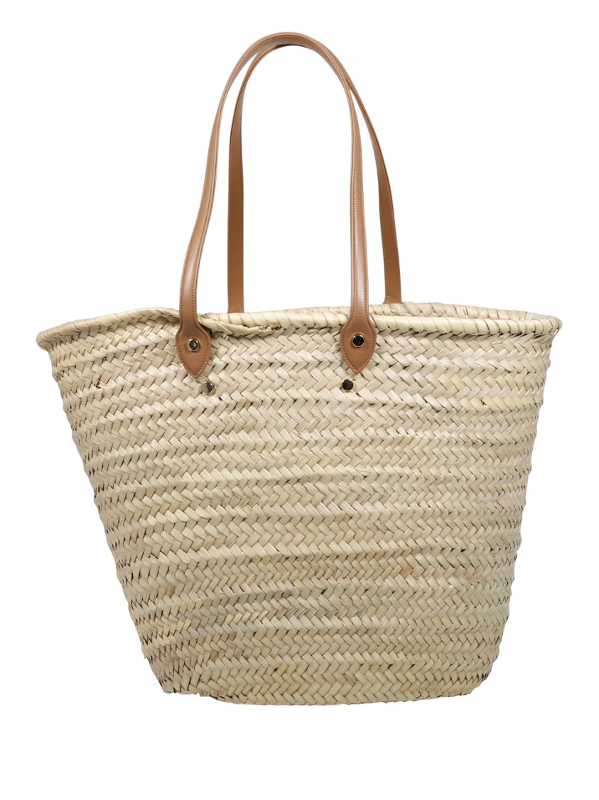 Amato Daniele Queen Basket Long Handles Bag In Neutrals