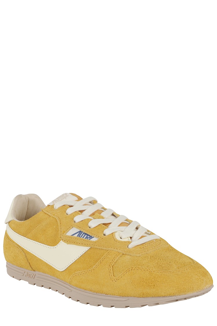 Autry Mineral Yellow Windspin Sneaker In Yellow