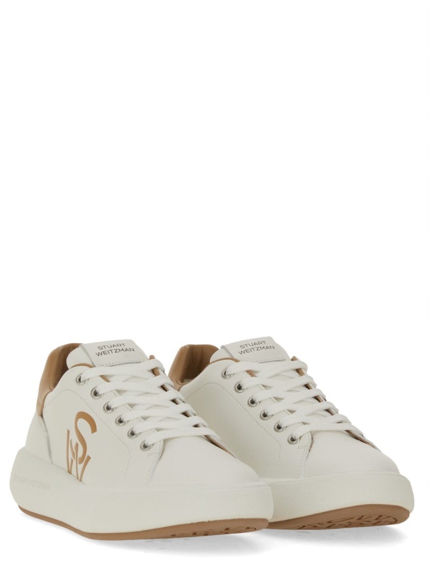 Stuart Weitzman Sw Pro Sneaker In White