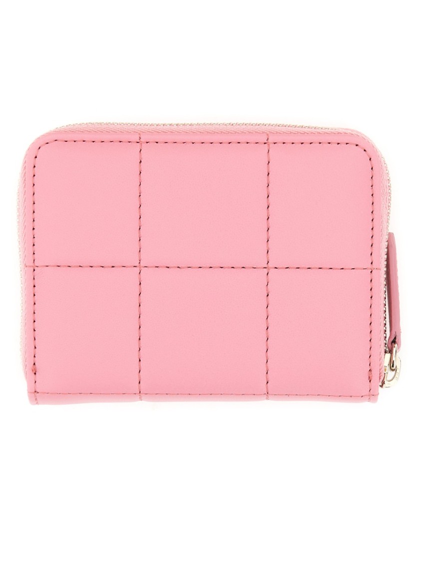 Shop Dsquared2 Quilted Leather Wallet In Pink