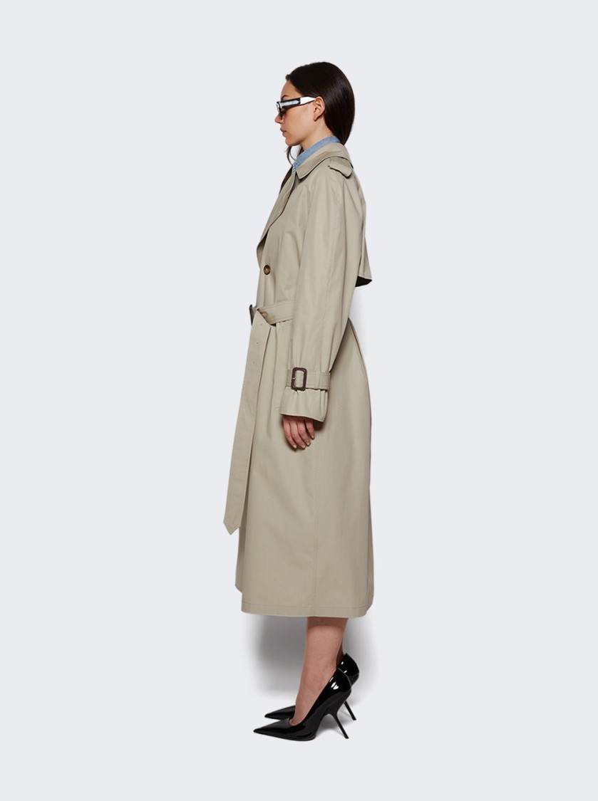 Wardrobe.nyc Double-breasted Belted Trench Coat