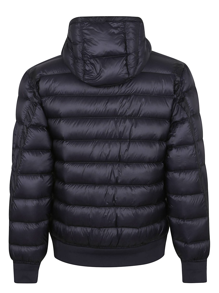 C.p. Company Medium Down Jacket In Matte Dd-shell In Black