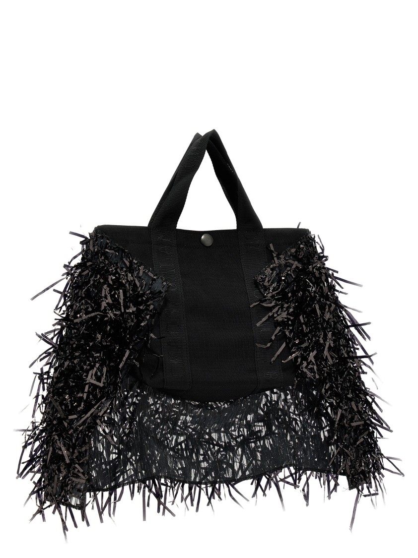 Undercover Fringed Handbag In Black