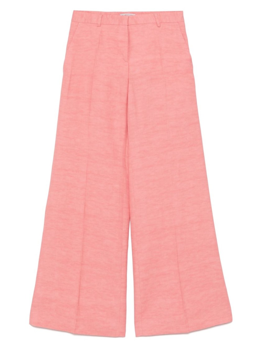 パンツ o Biani Wide-Leg Pink Trousers With Relaxed Fit Alberto Biani Wide-leg Pink Trousers With Relaxed Fit | ModeSens
