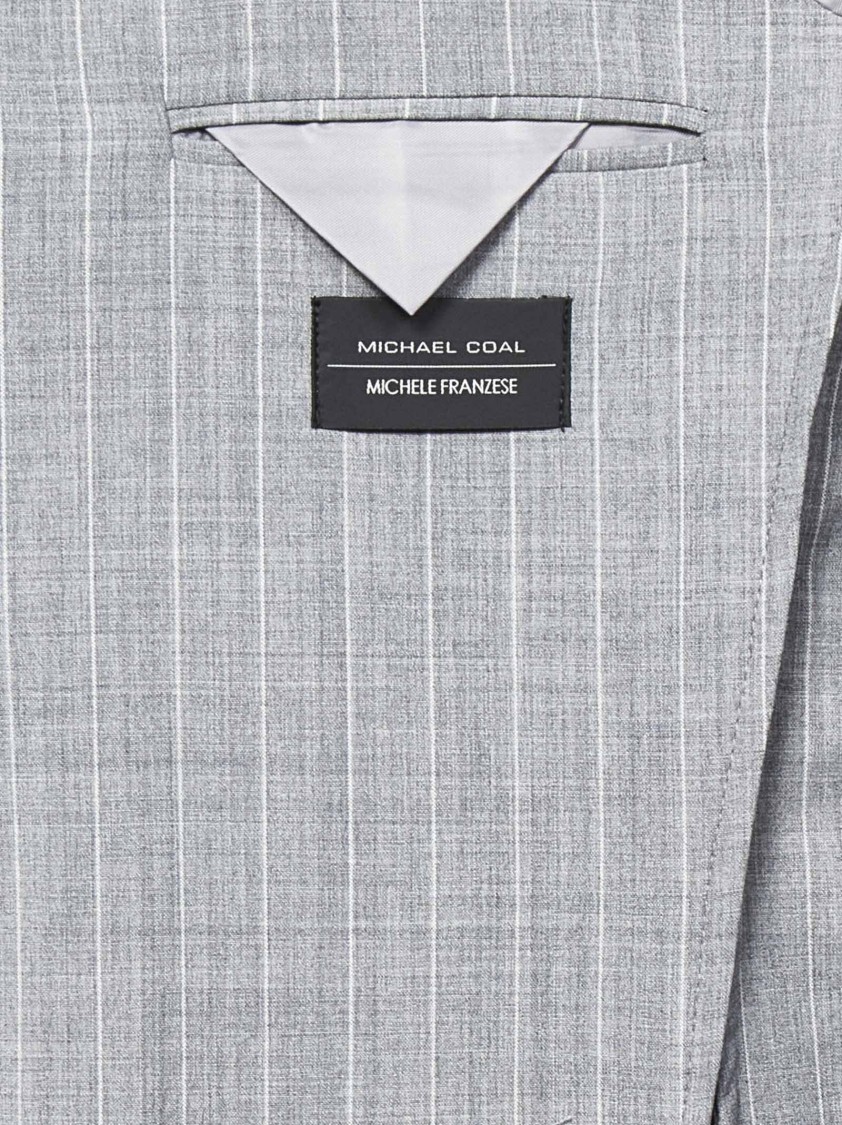 MICHAEL COAL MICHAEL COAL TAILORED SINGLE-BREASTED BLAZER WITH PEAK LAPELS