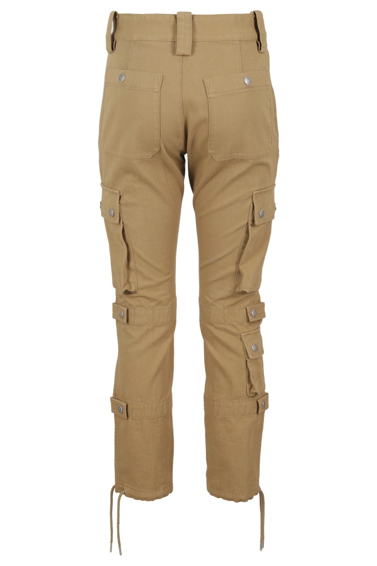 Isabel Marant Elodie Cargo Trousers In Brown
