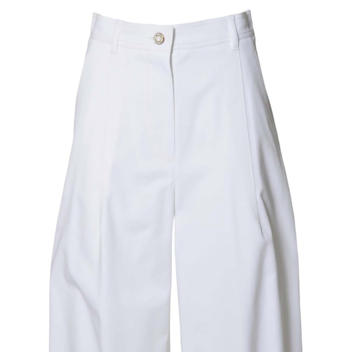 Max Mara Weite Hose Mina Aus Einem Baumwollgemisch