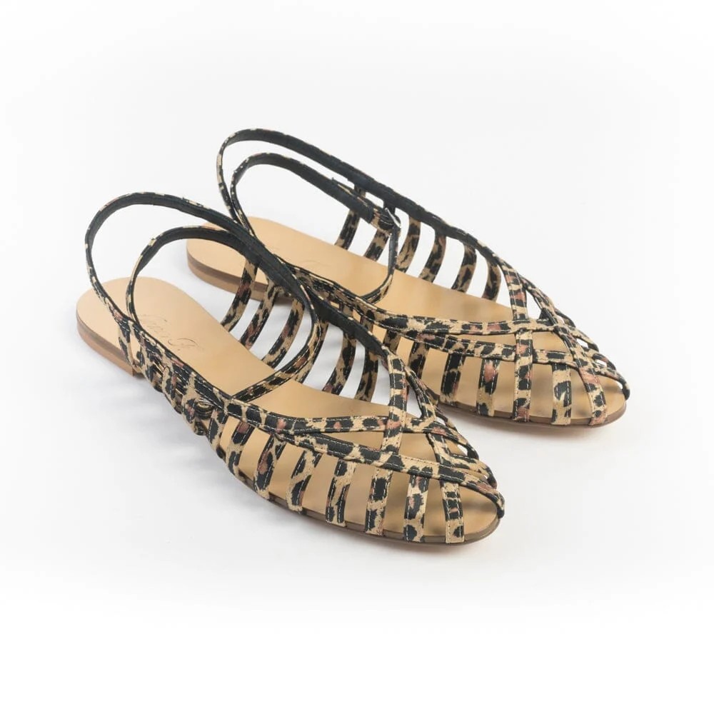 Anna F . Woven Design Open Toe Sandal