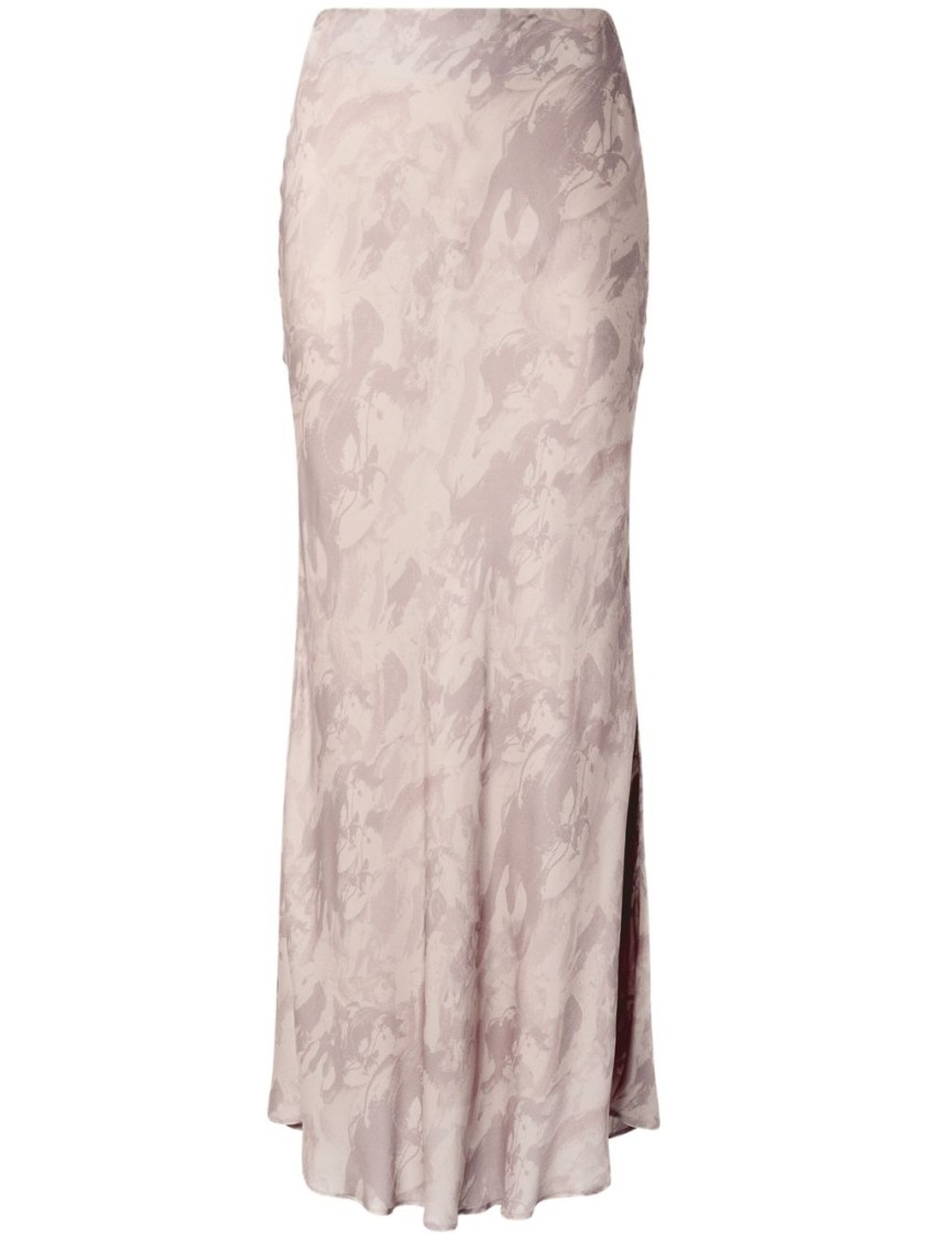 PINKO PINKO SOFT VISCOSE MAXI SKIRT WITH FLATTERING SILHOUETTE