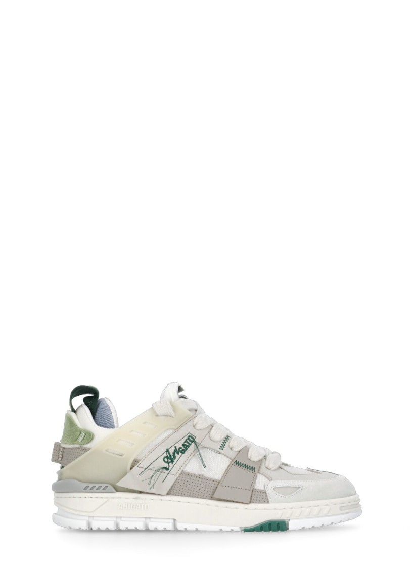 Axel Arigato Beige Suede Leather And Tech Fabric Trainers