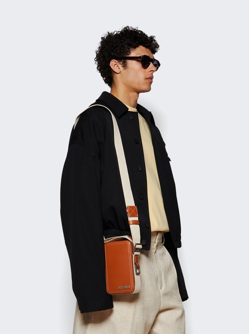Jacquemus The Vertical Cuerda Crossbody Bag - Light Brown