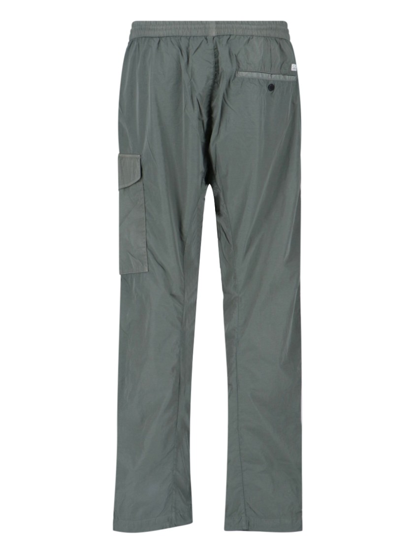 C.p. Company Cargo-pockets Drawstring Trousers In Gray