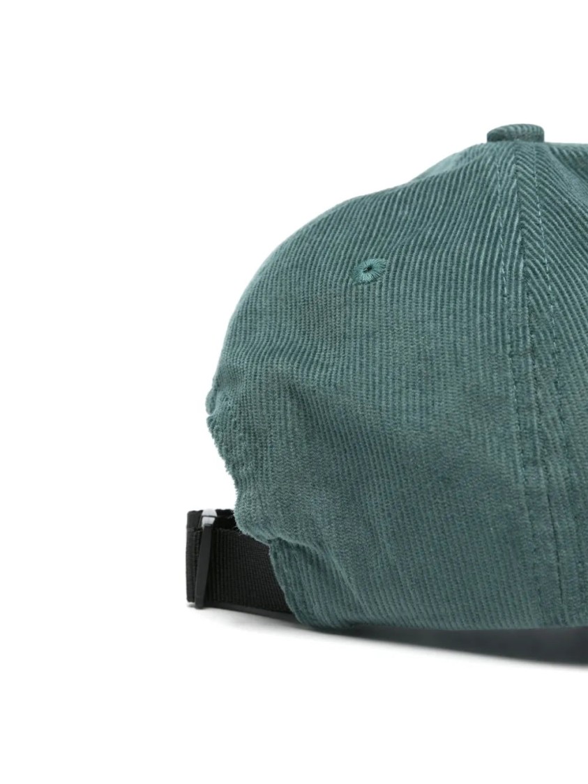STONE ISLAND STONE ISLAND COTTON MICRO-CORDUROY BASEBALL CAP WITH ADJUSTABLE STRAP