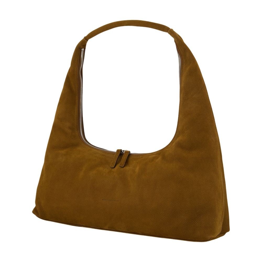 Shop Margesherwood Large Shoulder Bag - Leather - Brown