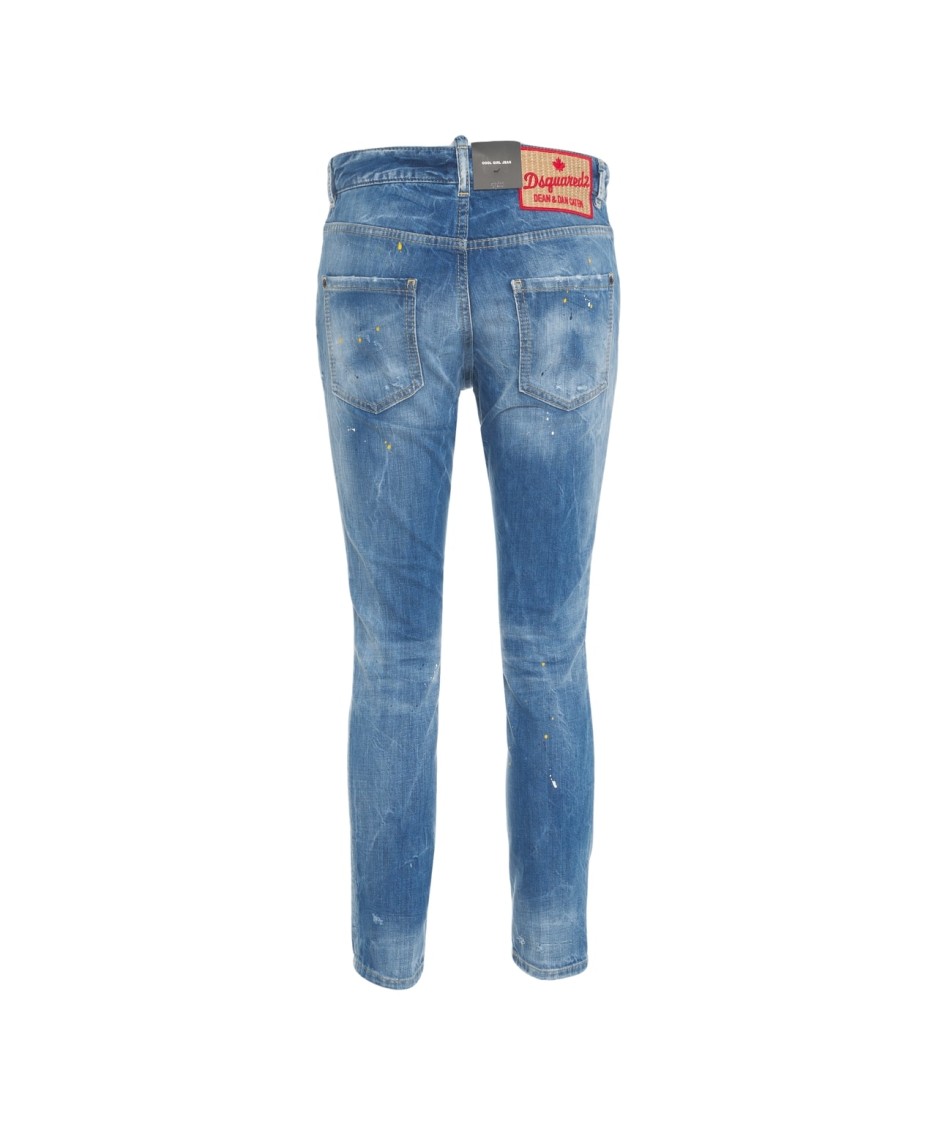 Dsquared2 Blue Denim Cool Girl Jeans In Blue