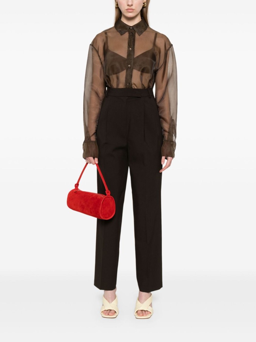 Shop The Frankie Shop Peri Sheer Shirt