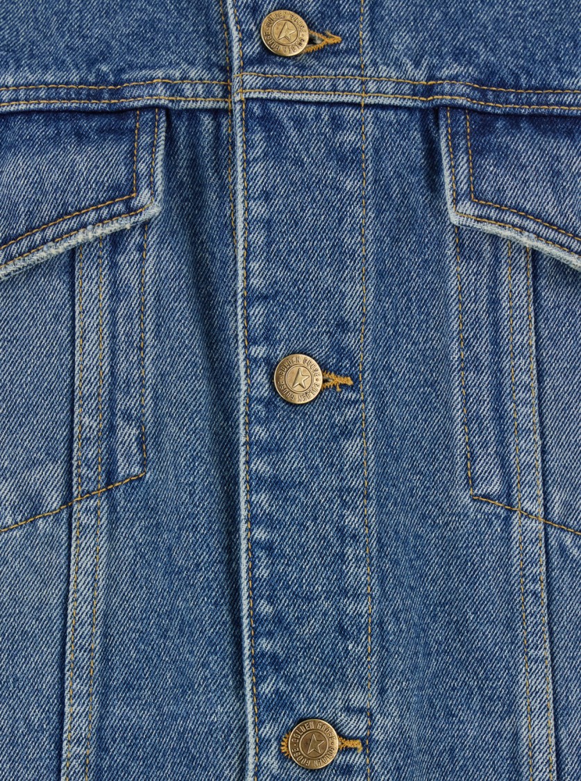 GOLDEN GOOSE GOLDEN GOOSE BLUE DENIM JACKET